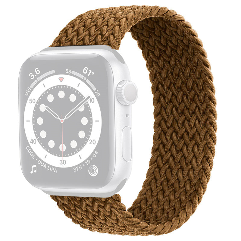For Apple Watch Series 9 8 7 41mm 6 5 4 SE SE (2022) SE (2023) 40mm 3 2 1 38mm Watch Band Nylon Elastic Braided Replacement Strap Size: XL For Apple Watch Series 9 8 7 41mm 6 5 4 SE SE (2022) SE (2023) 40mm 3 2 1 38mm Watch Band Nylon Elastic Braided Replacement Strap Size: XL